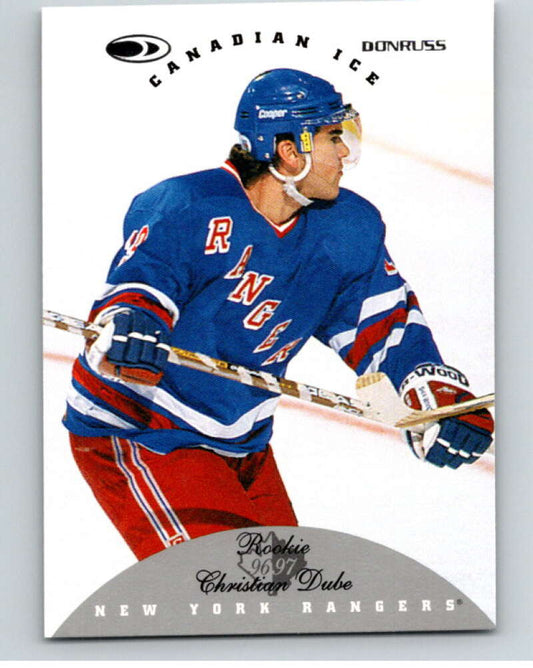 1996-97 Donruss Canadian Ice #146 Christian Dube  New York Rangers  V55434 Image 1