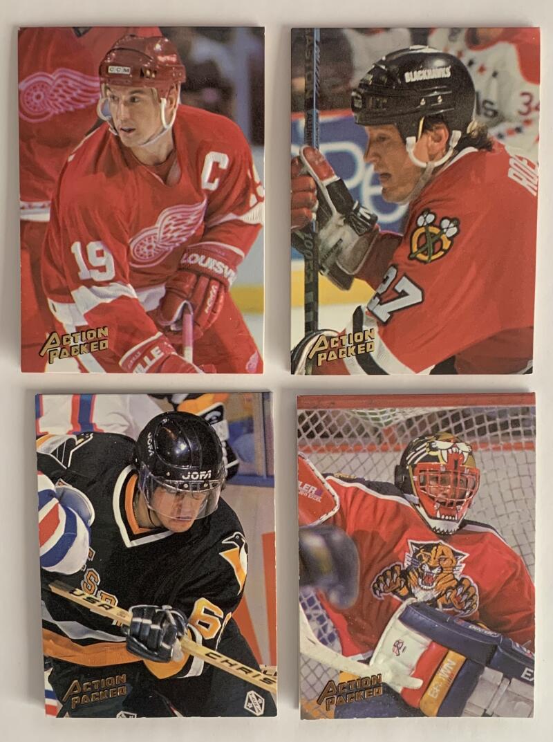 1994-95 Action Packed Big Picture Promos Hockey Complete Set 1-4 - VL59996 Image 1