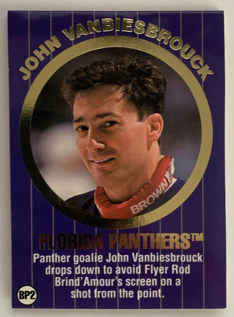 1994-95 Action Packed Big Picture Promos Hockey #BP2 John Vanbiesbrouck - V55440 Image 2
