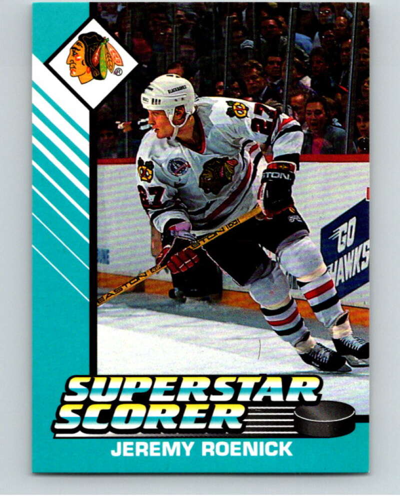 1993 Kenner Starting Lineup Cards Jeremy Roenick Superstar  Image 1