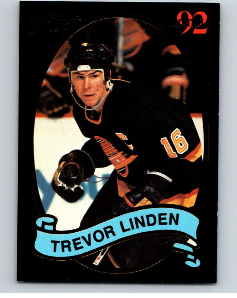 1991-92 American Sports Trevor Linden No:09672 Canucks  Image 1