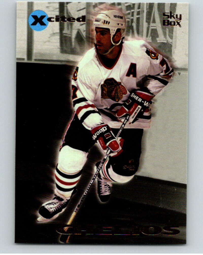 1995-96 Emotion Xcited #20 Chris Chelios  Image 1