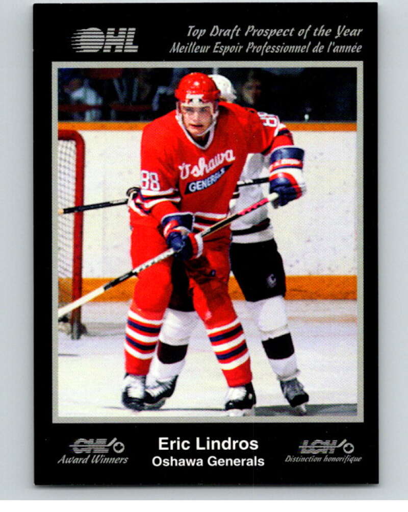 1991 7th Inning Sketch CHL Award Winners #1 Eric Lindros  Image 1