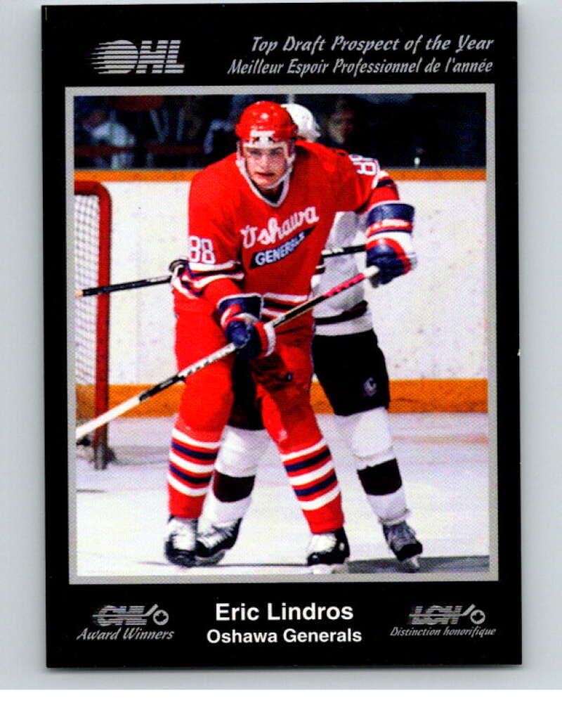 1991 7th Inning Sketch CHL Award Winners #1 Eric Lindros  Image 1