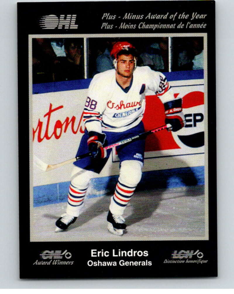 1991 7th Inning Sketch CHL Award Winners #8 Eric Lindros  Image 1