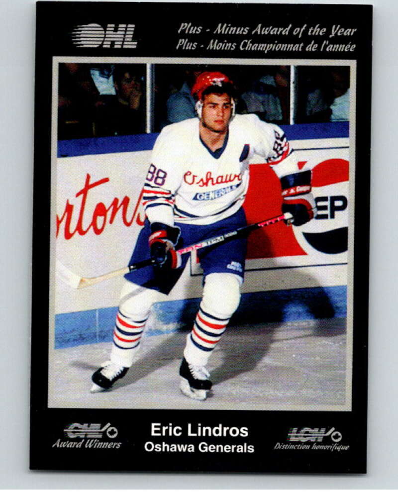 1991 7th Inning Sketch CHL Award Winners #8 Eric Lindros  Image 1