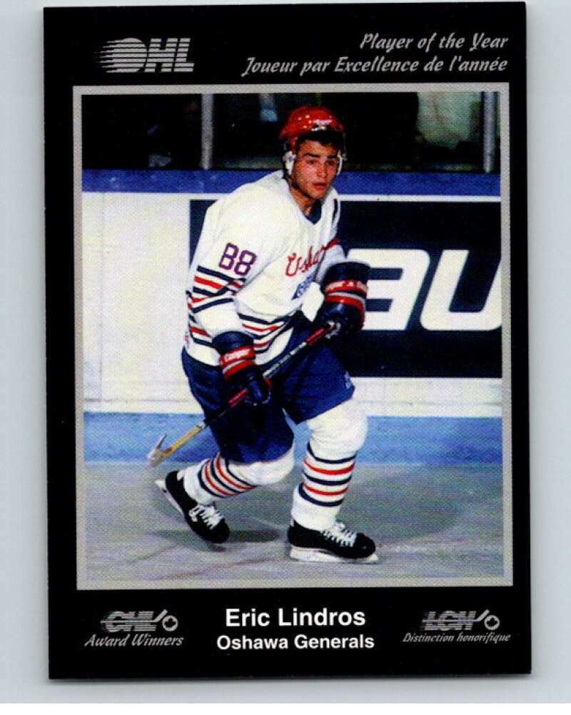 1991 7th Inning Sketch CHL Award Winners #10 Eric Lindros  Image 1