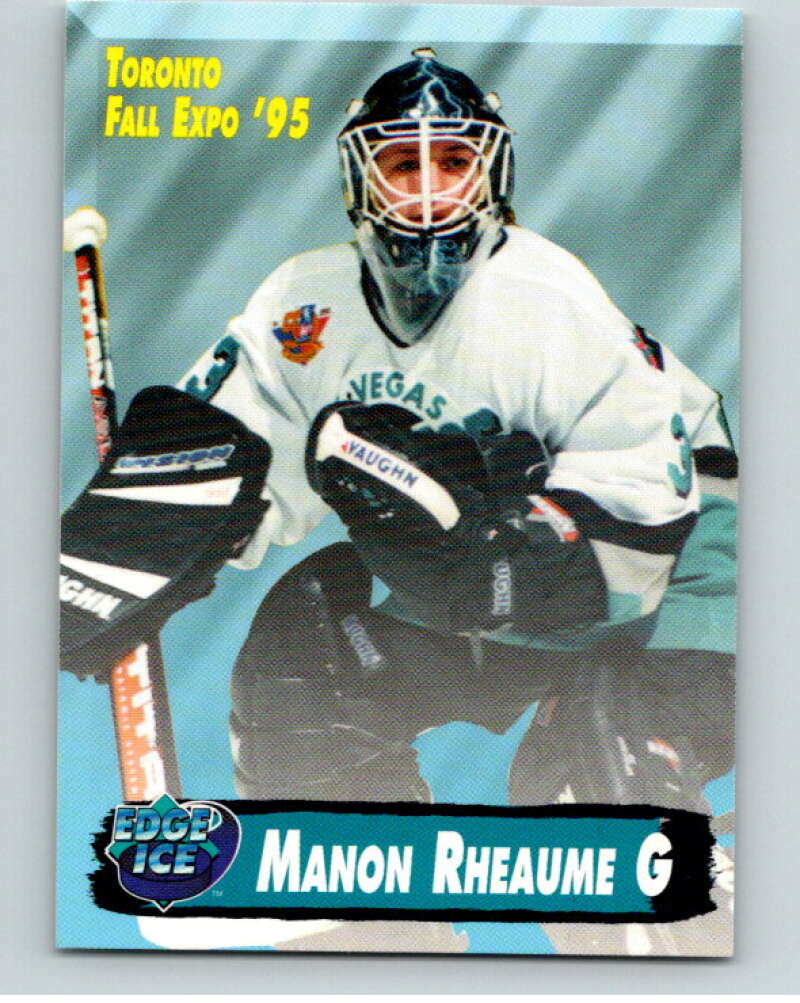 1996 Collector's Edge Ice Manon Rheaume Promo (Expo '95) Image 1