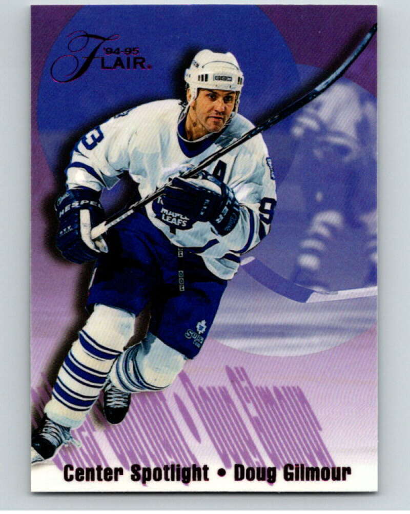 1994-95 Flair Center Spotlight #3 Doug Gilmour  Image 1