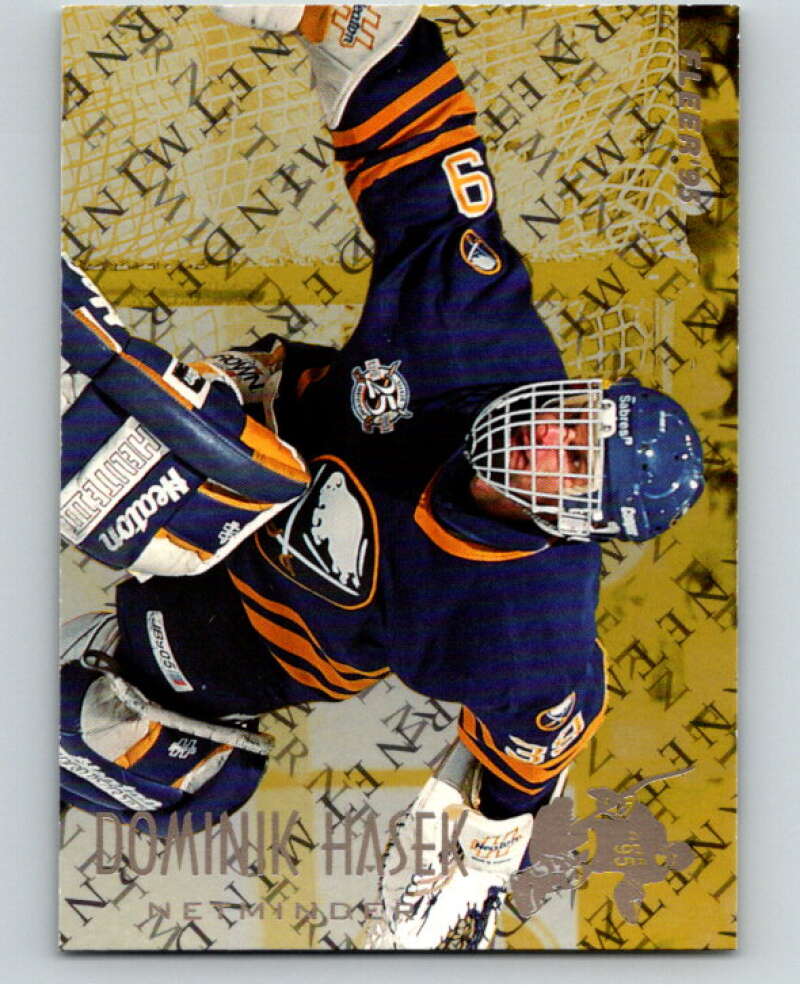 1994-95 Fleer Netminders #3 Dominik Hasek  Image 1
