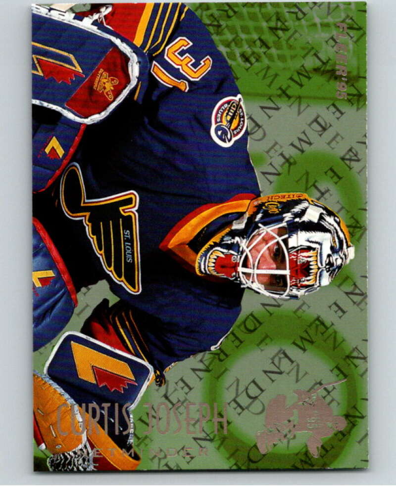 1994-95 Fleer Netminders #5 Curtis Joseph  Image 1