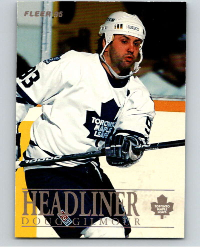 1994-95 Fleer Headliners #3 Doug Gilmour  Image 1
