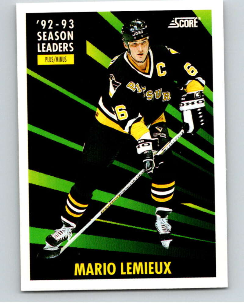 1993-94 Score #480 Mario Lemieux SL  Image 1