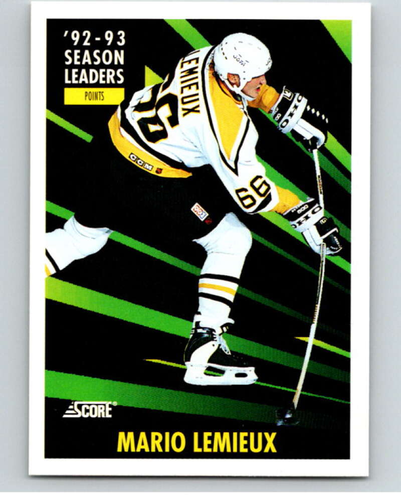 1993-94 Score #479 Mario Lemieux SL  Image 1