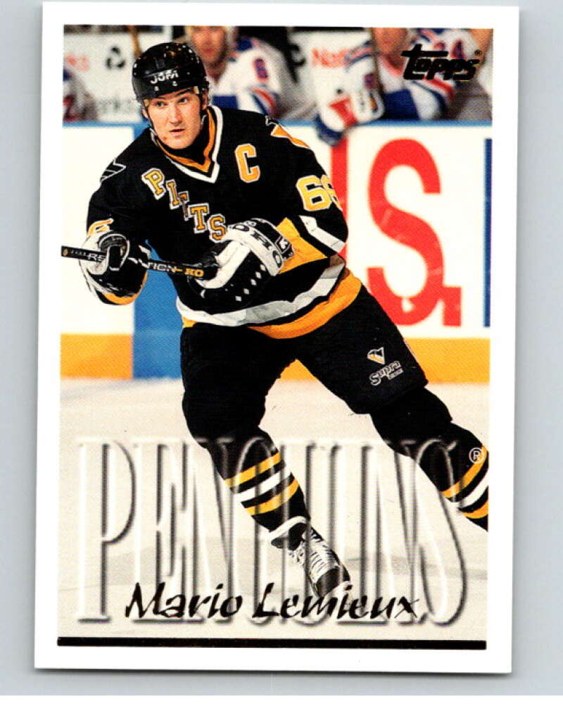 1995-96 Topps #100 Mario Lemieux  Image 1