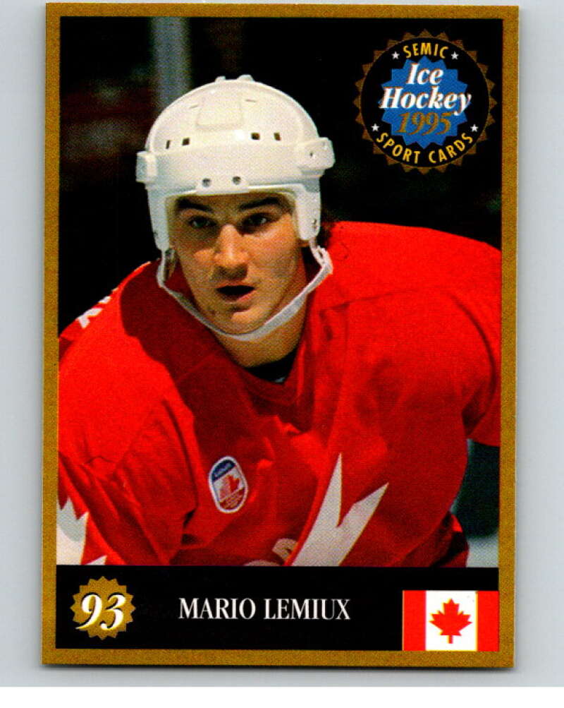 1995 Finnish Semic World Championships #93 Mario Lemieux  Image 1