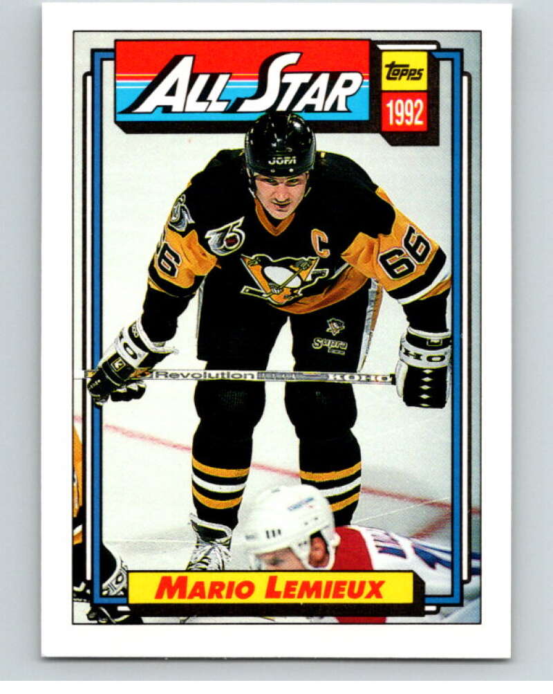 1992-93 Topps #265 Mario Lemieux AS  Image 1