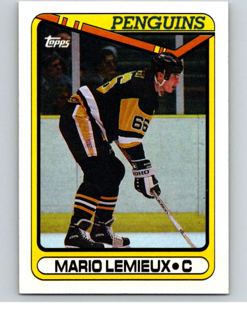 1990-91 Topps #175 Mario Lemieux  Image 1