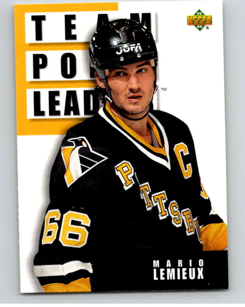 1993-94 Upper Deck #301 Mario Lemieux TL  Image 1