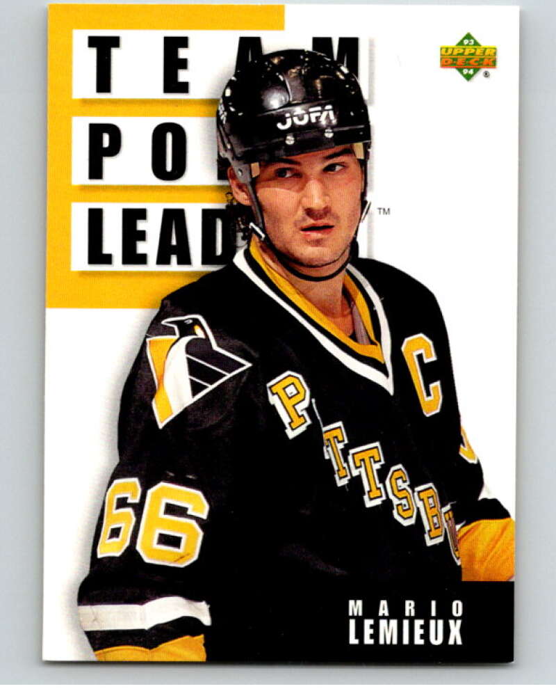 1993-94 Upper Deck #301 Mario Lemieux TL  Image 1