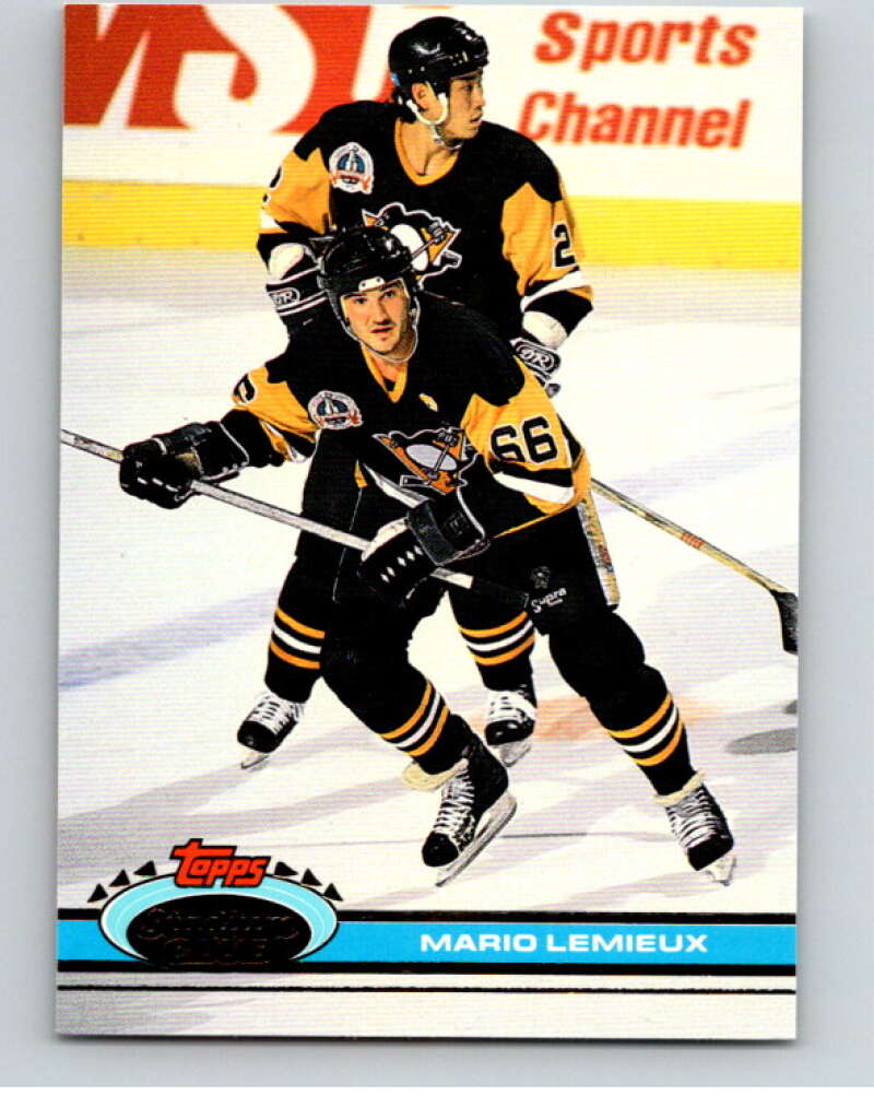 1991-92 Stadium Club #174 Mario Lemieux  Image 1