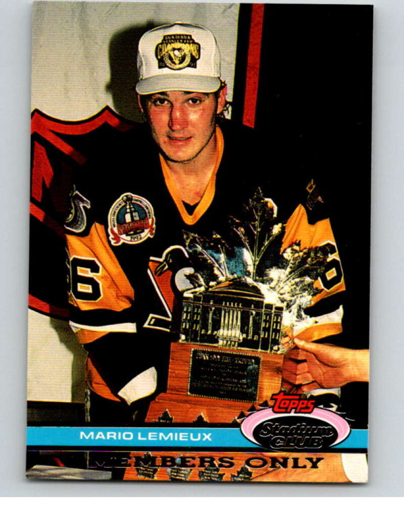 1991 Stadium Club Members Only #47 Mario Lemieux  Image 1