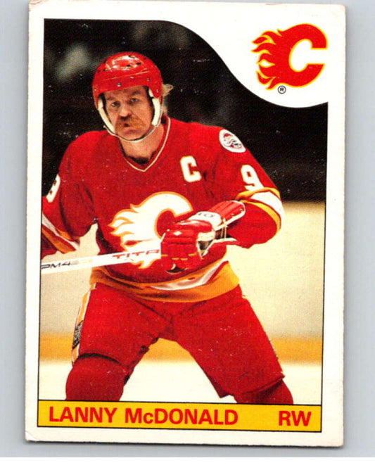 1985-86 O-Pee-Chee #1 Lanny McDonald  Calgary Flames  V56318 Image 1