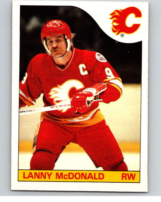1985-86 O-Pee-Chee #1 Lanny McDonald  Calgary Flames  V56319 Image 1