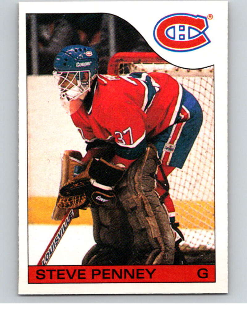 1985-86 O-Pee-Chee #4 Steve Penney  Montreal Canadiens  V56323 Image 1