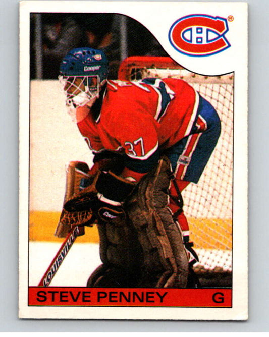 1985-86 O-Pee-Chee #4 Steve Penney  Montreal Canadiens  V56324 Image 1