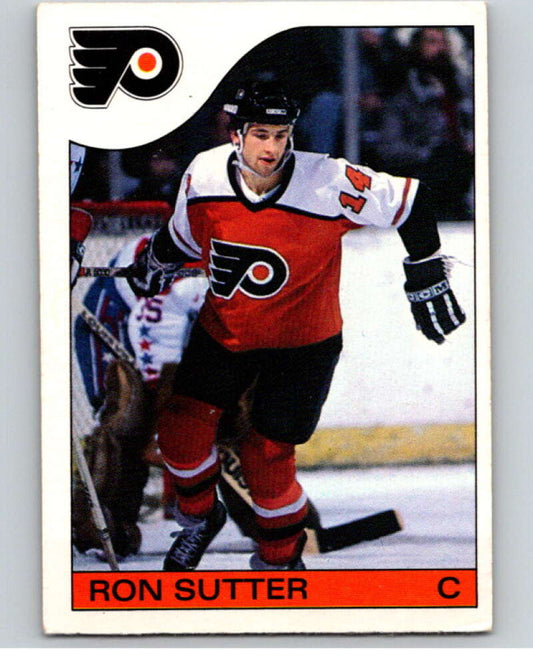 1985-86 O-Pee-Chee #6 Ron Sutter  Philadelphia Flyers  V56327 Image 1