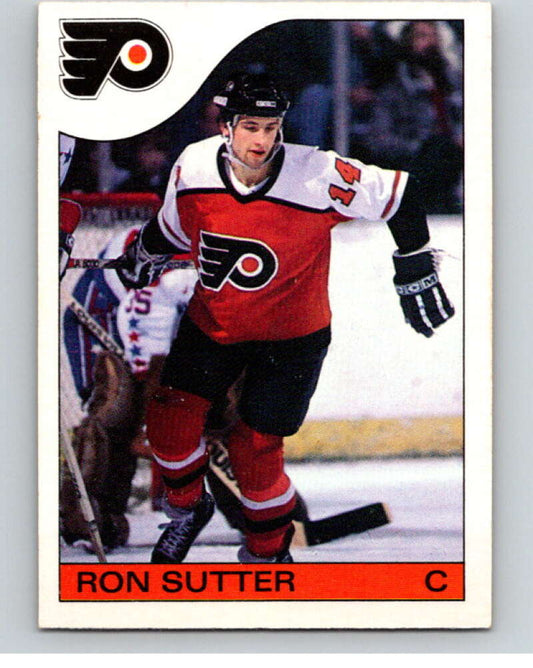 1985-86 O-Pee-Chee #6 Ron Sutter  Philadelphia Flyers  V56329 Image 1