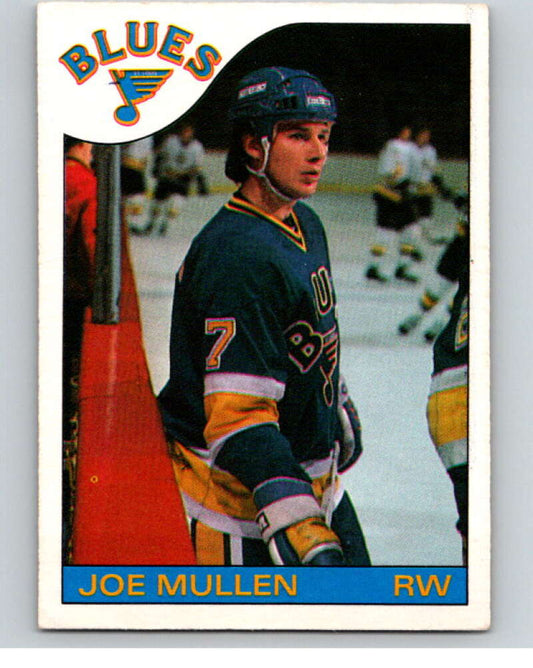 1985-86 O-Pee-Chee #7 Joe Mullen  St. Louis Blues  V56330 Image 1