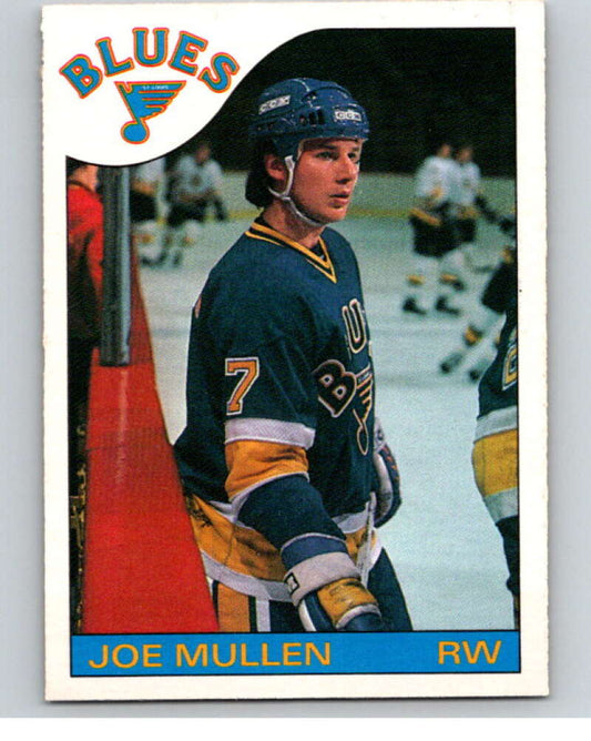 1985-86 O-Pee-Chee #7 Joe Mullen  St. Louis Blues  V56332 Image 1
