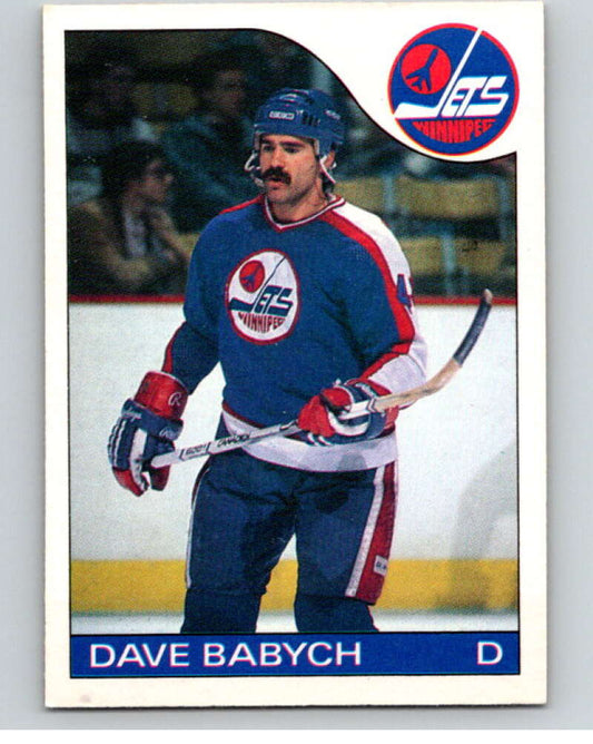 1985-86 O-Pee-Chee #10 Dave Babych  Winnipeg Jets  V56336 Image 1
