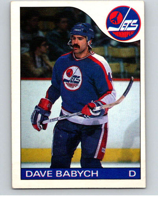 1985-86 O-Pee-Chee #10 Dave Babych  Winnipeg Jets  V56337 Image 1