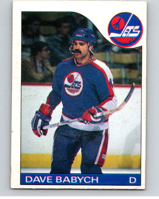 1985-86 O-Pee-Chee #10 Dave Babych  Winnipeg Jets  V56338 Image 1