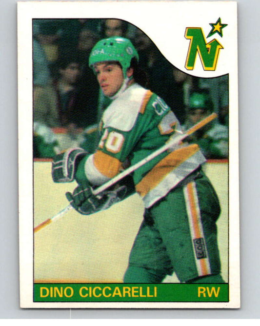 1985-86 O-Pee-Chee #13 Dino Ciccarelli  Minnesota North Stars  V56345 Image 1