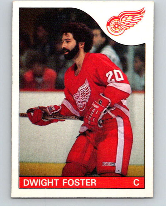 1985-86 O-Pee-Chee #14 Dwight Foster  Detroit Red Wings  V56348 Image 1