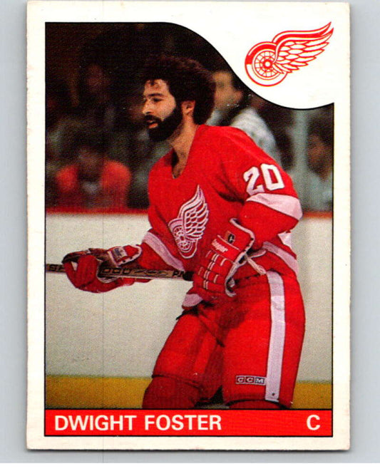 1985-86 O-Pee-Chee #14 Dwight Foster  Detroit Red Wings  V56349 Image 1