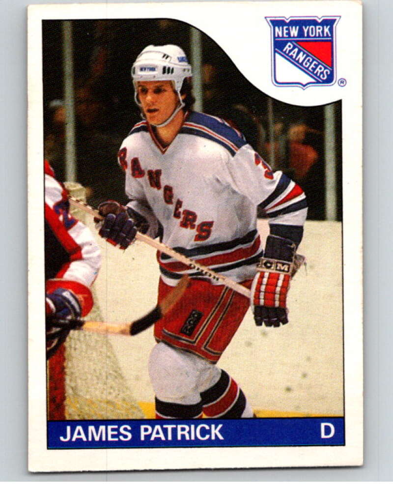 1985-86 O-Pee-Chee #15 James Patrick  New York Rangers  V56354 Image 1