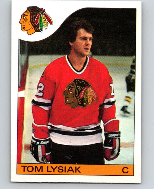 1985-86 O-Pee-Chee #23 Tom Lysiak  Chicago Blackhawks  V56377 Image 1