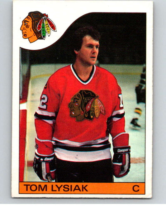 1985-86 O-Pee-Chee #23 Tom Lysiak  Chicago Blackhawks  V56380 Image 1