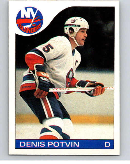 1985-86 O-Pee-Chee #25 Denis Potvin  New York Islanders  V56387 Image 1