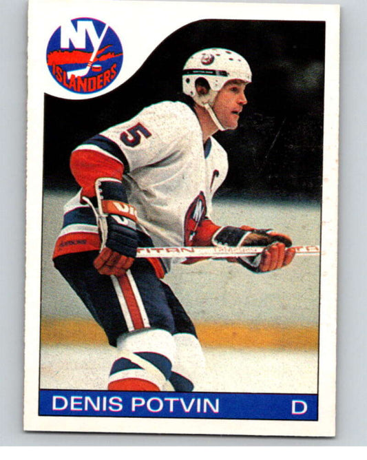 1985-86 O-Pee-Chee #25 Denis Potvin  New York Islanders  V56388 Image 1
