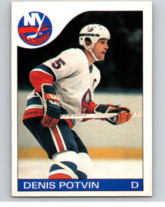 1985-86 O-Pee-Chee #25 Denis Potvin  New York Islanders  V56389 Image 1