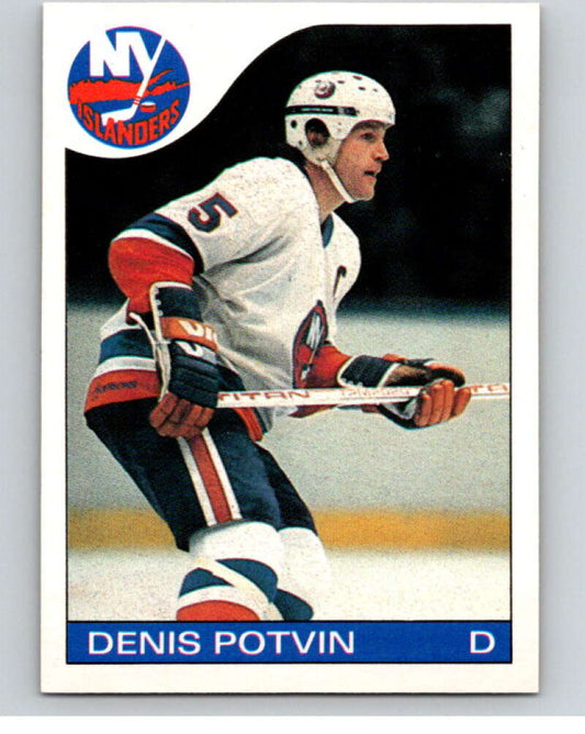 1985-86 O-Pee-Chee #25 Denis Potvin  New York Islanders  V56390 Image 1
