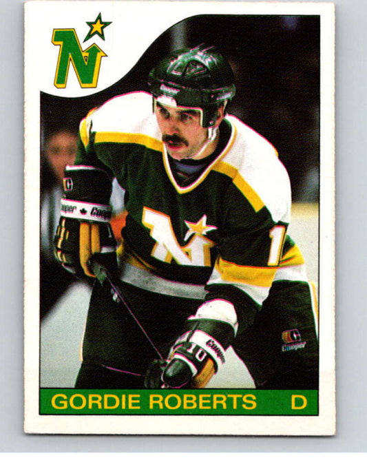 1985-86 O-Pee-Chee #28 Gordie Roberts  Minnesota North Stars  V56393 Image 1