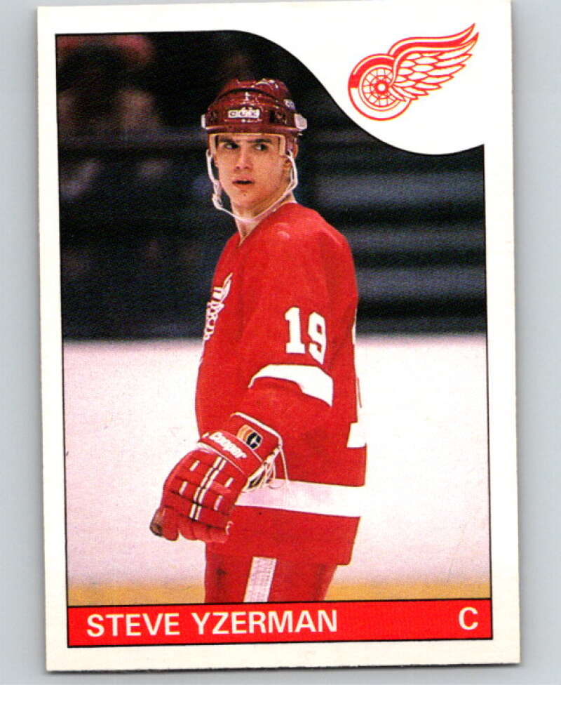 1985-86 O-Pee-Chee #29 Steve Yzerman  Detroit Red Wings  V56395 Image 1