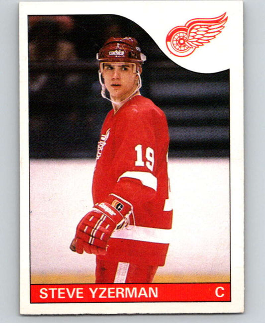 1985-86 O-Pee-Chee #29 Steve Yzerman  Detroit Red Wings  V56399 Image 1